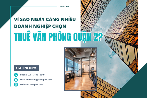 văn phòng cho thuê quận 2 tốt nhất